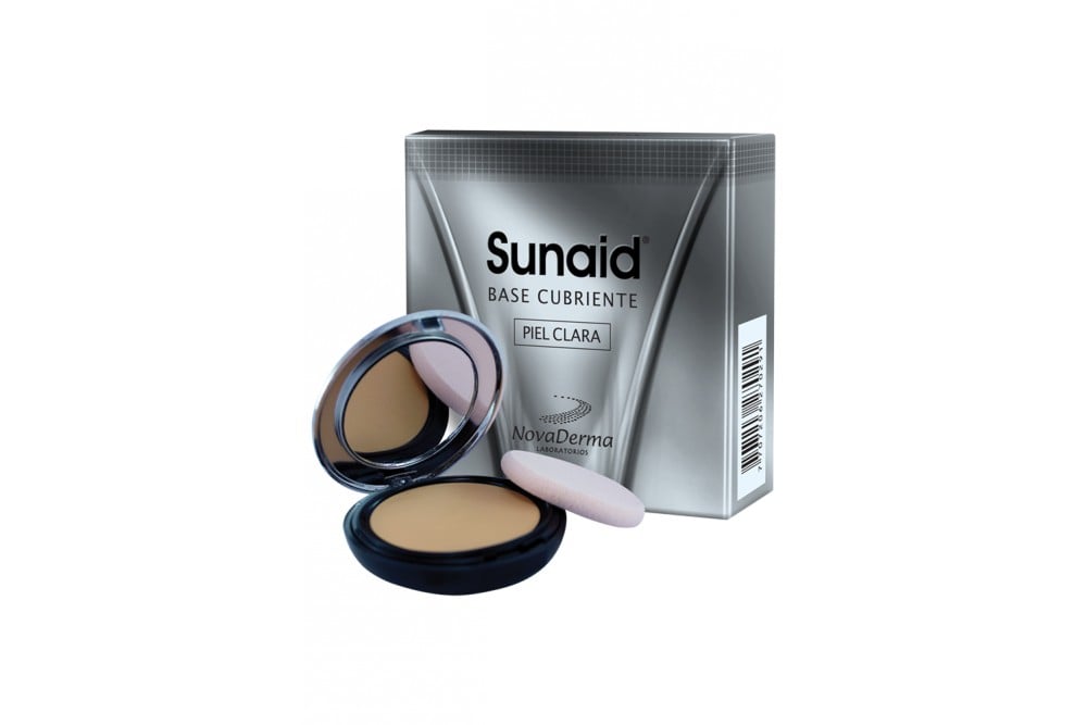 Sunaid Base Cubriente Caja Con 1 Estuche