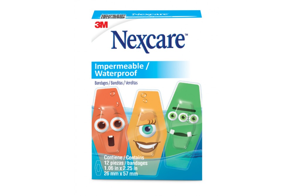 Curas Nexcare Impermeable 12 Unds