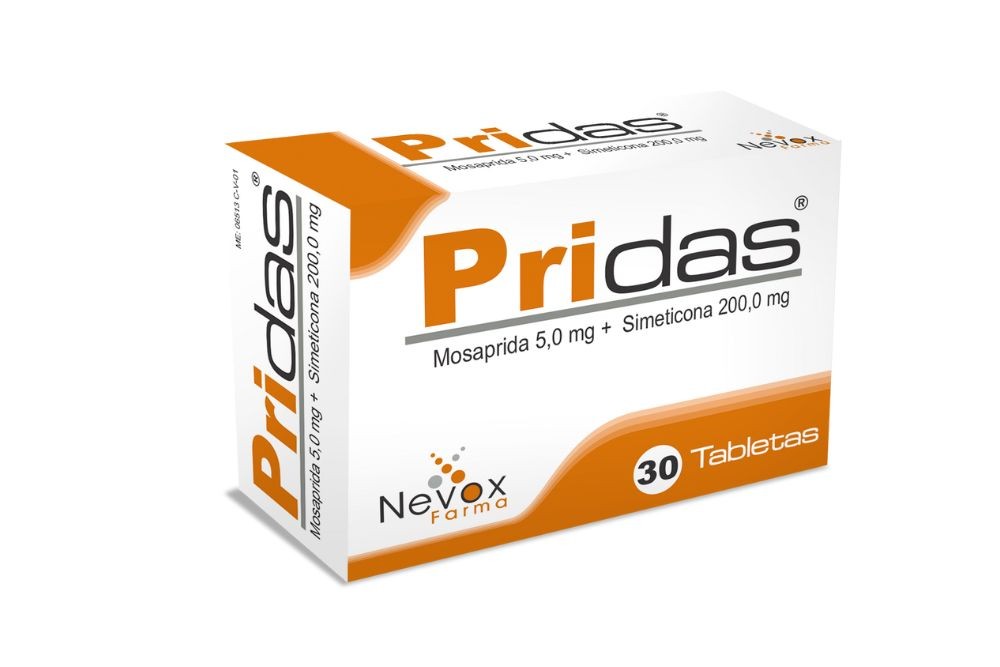 PRIDAS TAB 5/200MG ORAL 30 UNDS