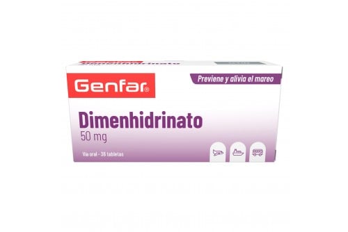 Dimenhidrinato 50 Mg Genfar...