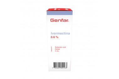 Ivermectina 0,6 % Gotas Caja Con Frasco Con 5 mL