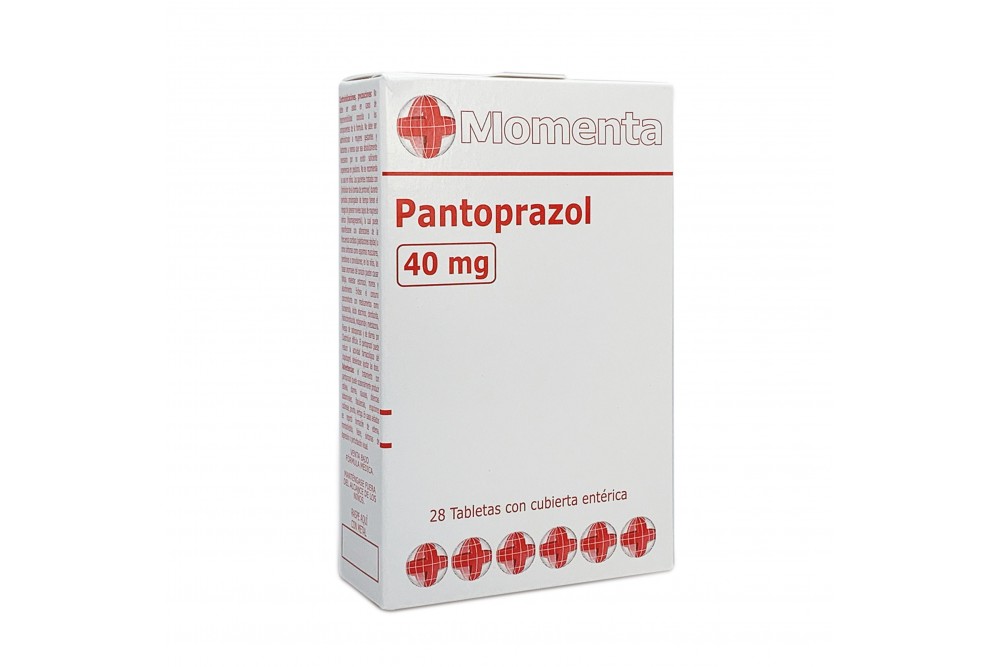 Pantoprazol 40 Mg Momenta 28 Tabletas Recubiertas Entérica