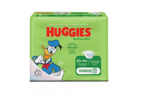 Pañales Huggies Activesec...