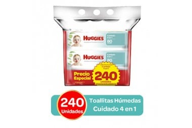 Oferta Toallas Humedas 4En1...