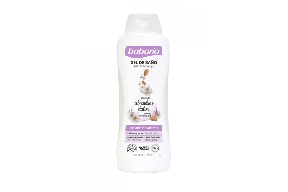 Gel De Baño Babaria Almendras Dulces 600 Ml