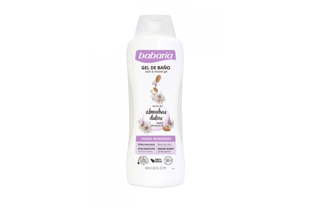 GEL DE BAÑO BABARIA ALMENDRAS DULCES 600 ML