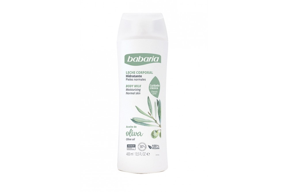 Crema Leche Corporal Babaria Oliva 400 Ml