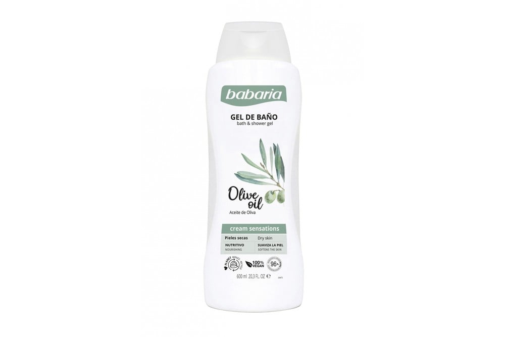 GEL DE BAÑO BABARIA ACEITE DE OLIVA 600 ML