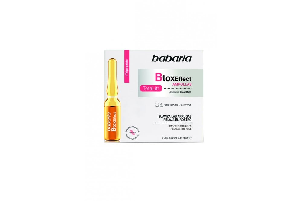 AMPOLLAS BOTOX BABARIA SUAVIZA LAS ARRUGAS 5 UNDS