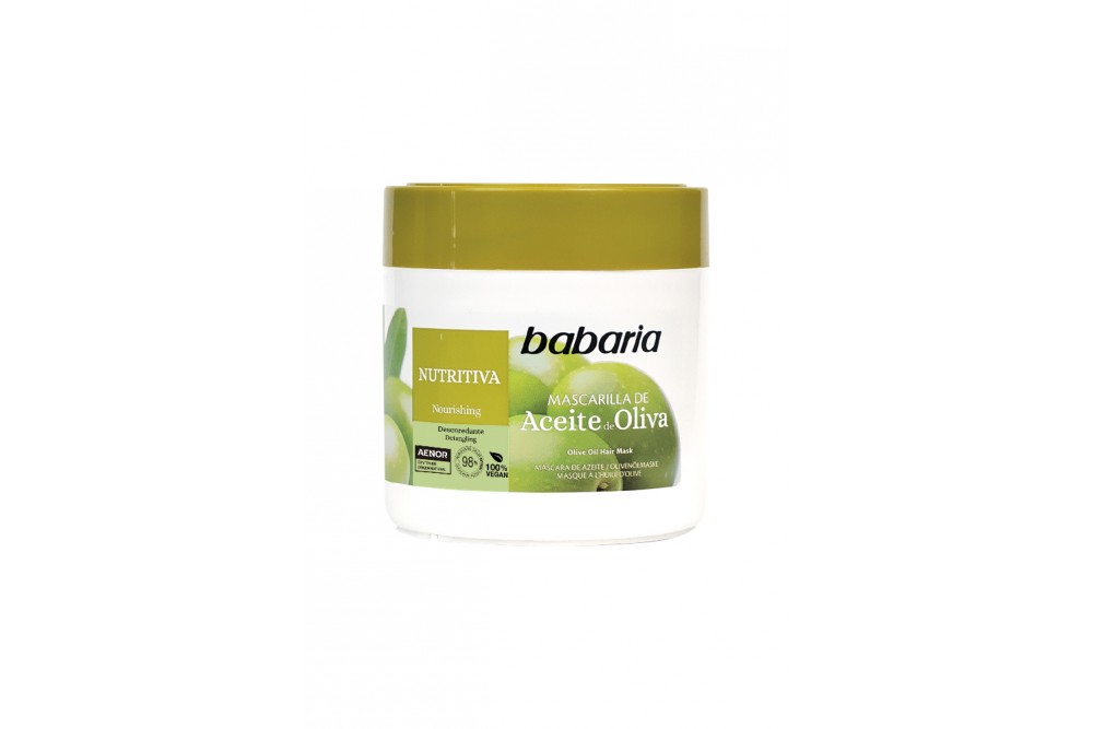 Mascarilla Capillar Babaria Aceite De Oliva 400 Ml