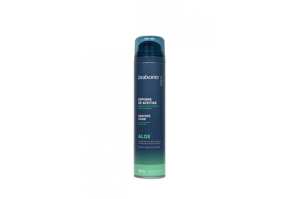 Espuma Para Afeitar Babaria Men Con Aloe 300 Ml