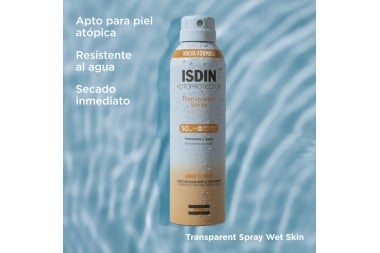 Fotoprotector Isdin Spf 30 Transparente Spray 250 ml