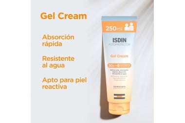 Fotoprotector Isdin spf 50 Gel Cream 250 mL