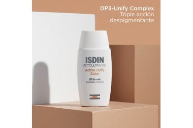 Fotoprotector Isdin Fotoultra Active Unify Color Fps 50 Frasco Con 50 Ml