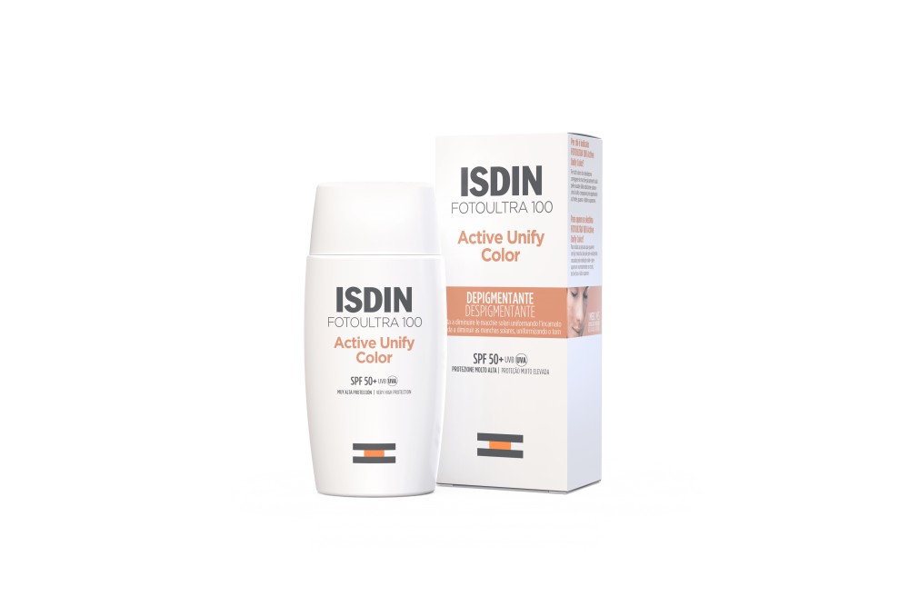 Fotoprotector Isdin Fotoultra Active Unify Color Fps 50 Frasco Con 50 Ml