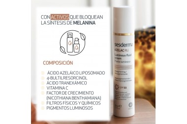 FLUIDO LUMINOSO AZELAC RU SPF 50 SESDERMA 50 ML