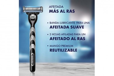 Repuesto Máquina Para Afeitar Gillette Mach 3 Caja Con 2 Cartuchos