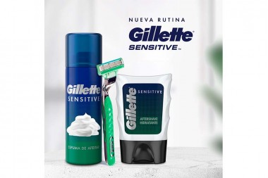 Loción Hidratante Después Afeitada Gillette Sensitive 75 Ml