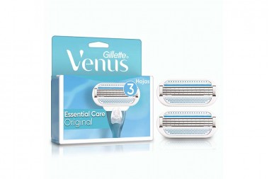 REPUESTO MAQUINA DE AFEITAR GILLETTE VENUS ESSENTIAL CARE 2 UND