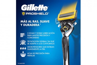 Maquina De Afeitar Gillette proshield 5 Und