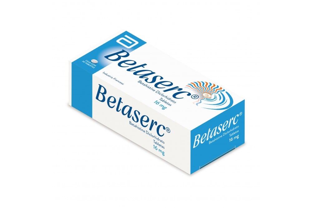Betaserc 16 Mg 30 Tabletas