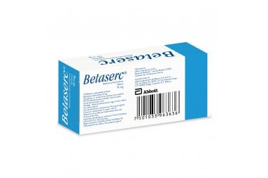 Betaserc 16 Mg 30 Tabletas