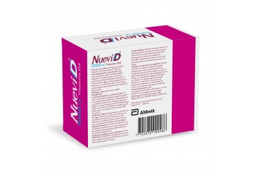 Nuevid Vitamina D3 7000 Ui 24 Tabletas Recubiertas