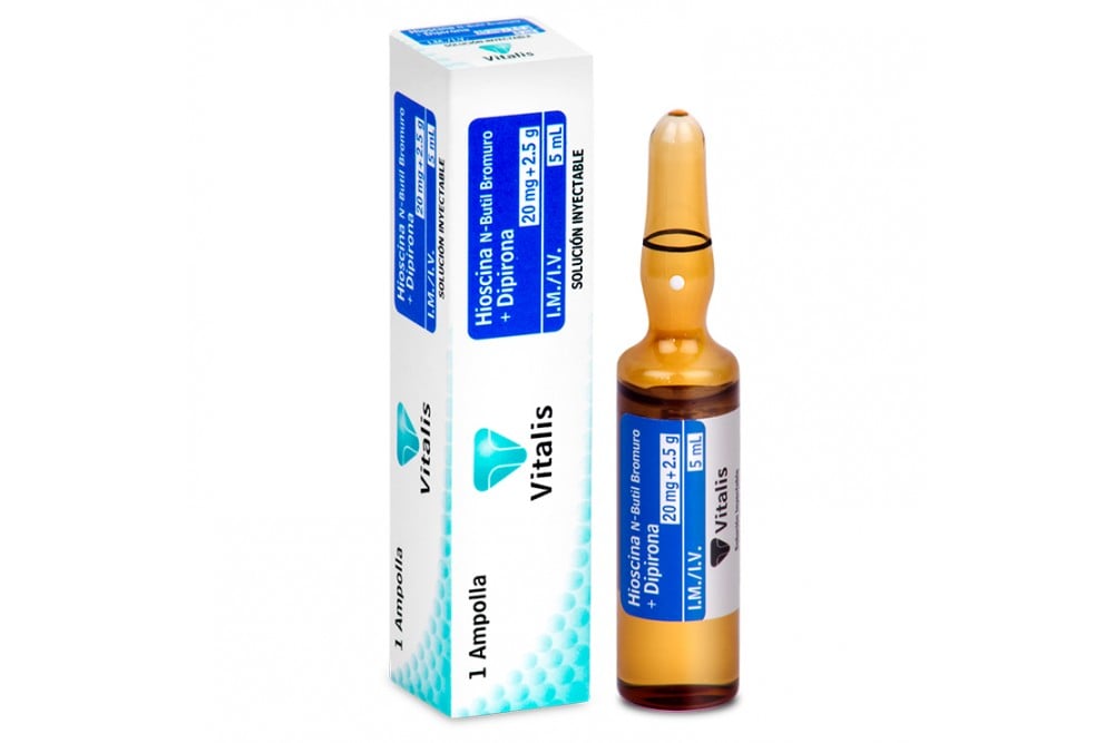 N-Butil Bromuro De Hioscina-Dipirona Vitalis Und