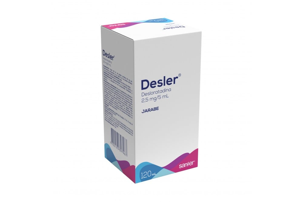 Desler 2.5 Mg/5 Ml Jarabe 120 Ml.