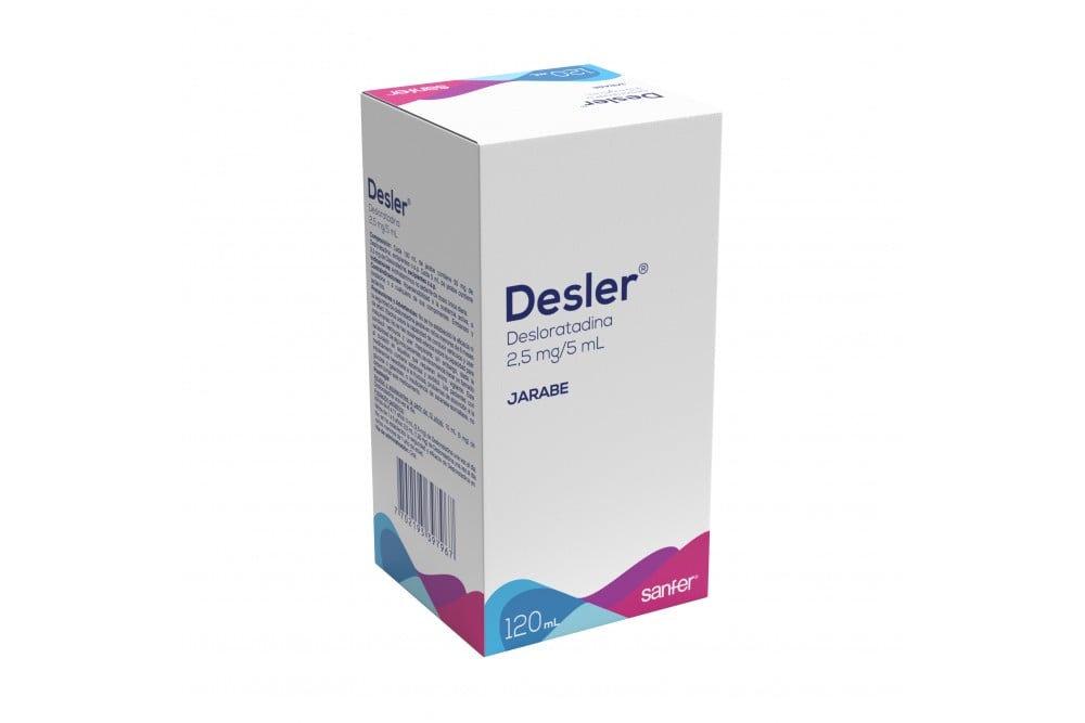 Desler 2.5 mg/5 mL Jarabe 120 mL.