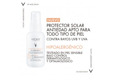 Protector Solar Antiedad Vichy Capital Soleil Uv Age Daily Spf 50 40 ML