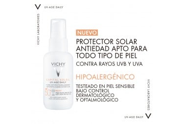 Protector Solar Antiedad Vichy Capital Soleil Uv Age Daily Spf 50 40 Ml