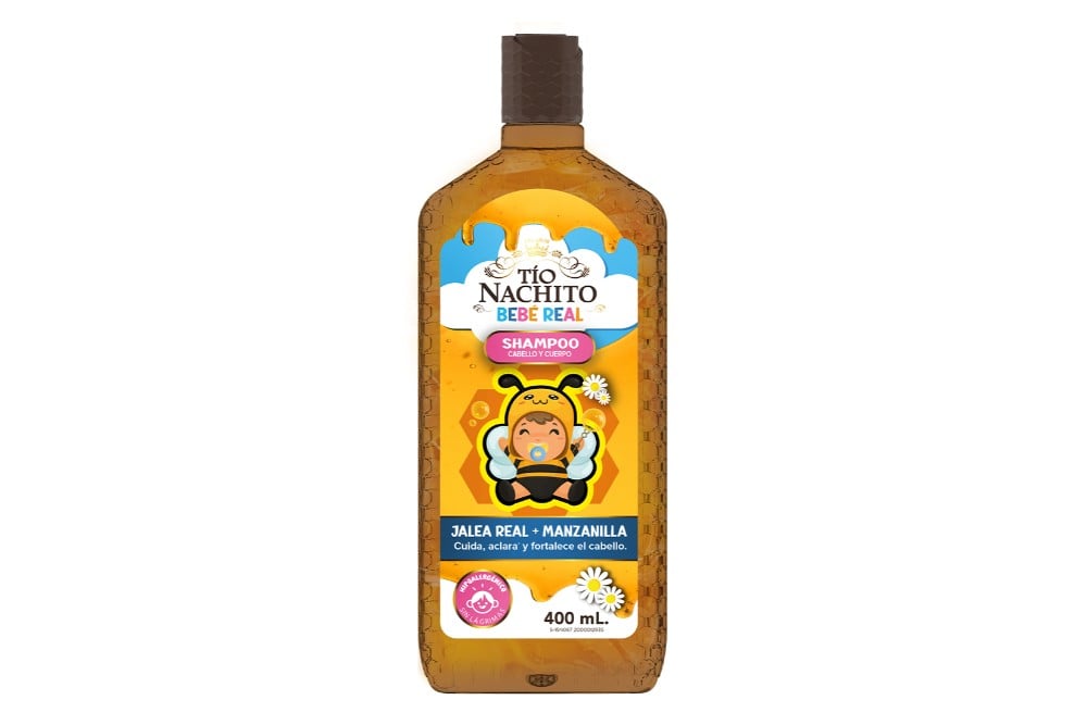 SHAMPOO TIO NACHITO PARA CABELLO Y CUERPO MANZANILLA 400 ML