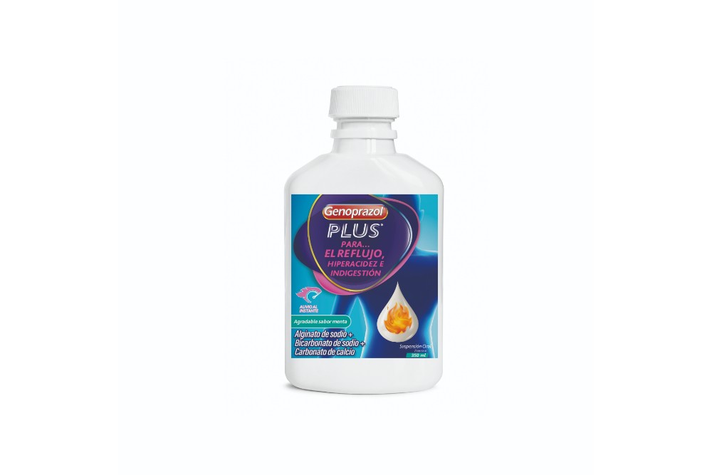 GENOPRAZOL PLUS SABOR MENTA 350 ML