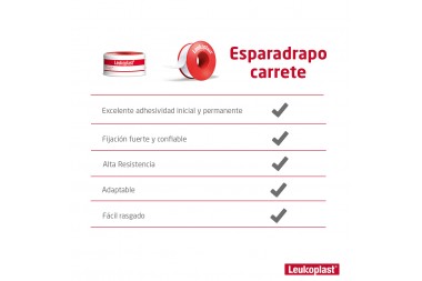 Esparadrapo Leukoplast 1 2X5 Yardas Und