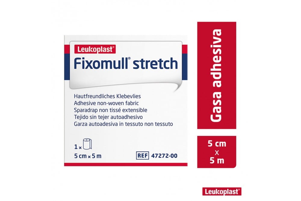 Gasa Adhesiva 5 cm x 5 m Fixomull Strech Und