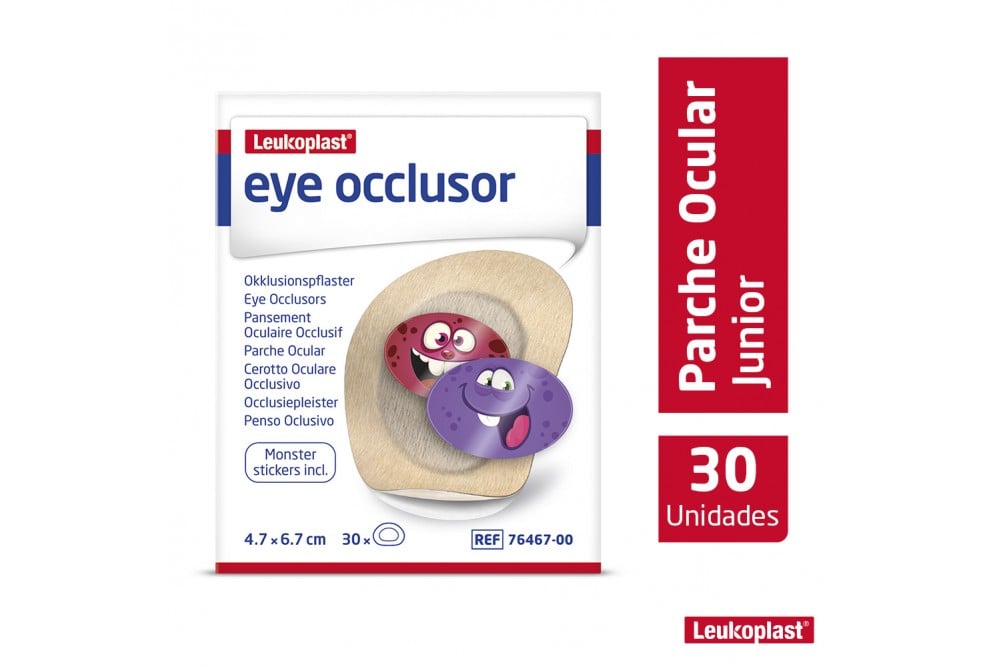 Parche Ocular Junior 47 X 67 Cm 30 Unds