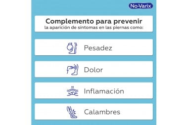 Calcetín Compresión No-Varix T-M Azul 8-15 Mmhg Hombre und