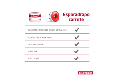 Esparadrapo Leukoplast 2.50 Cm X 4.57 M Und