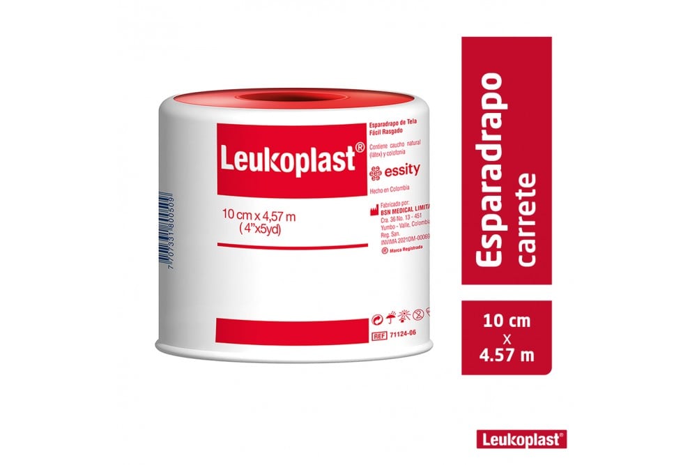 Esparadrapo Leukoplast 10 cm x 4,57 m Und