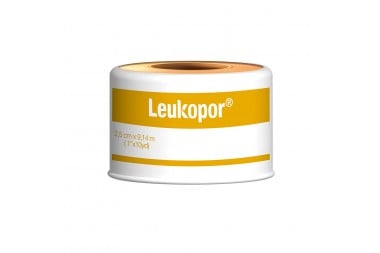 Esparadrapo Leukopor Microporoso 2.50 cm x 9.14 m Und