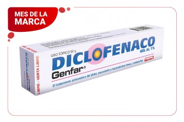 Diclofenaco En Gel 1% Tubo Con 50 g
