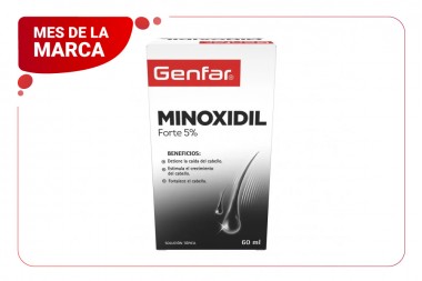 Minoxidil Forte 5% Genfar Frasco Con 60 mL