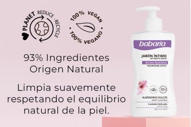 Jabon Intimo Babaria Almendras Dulces 300 Ml