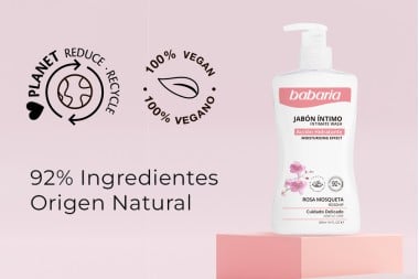 Jabón Intimo Babaria Rosa Mosqueta 300 ml