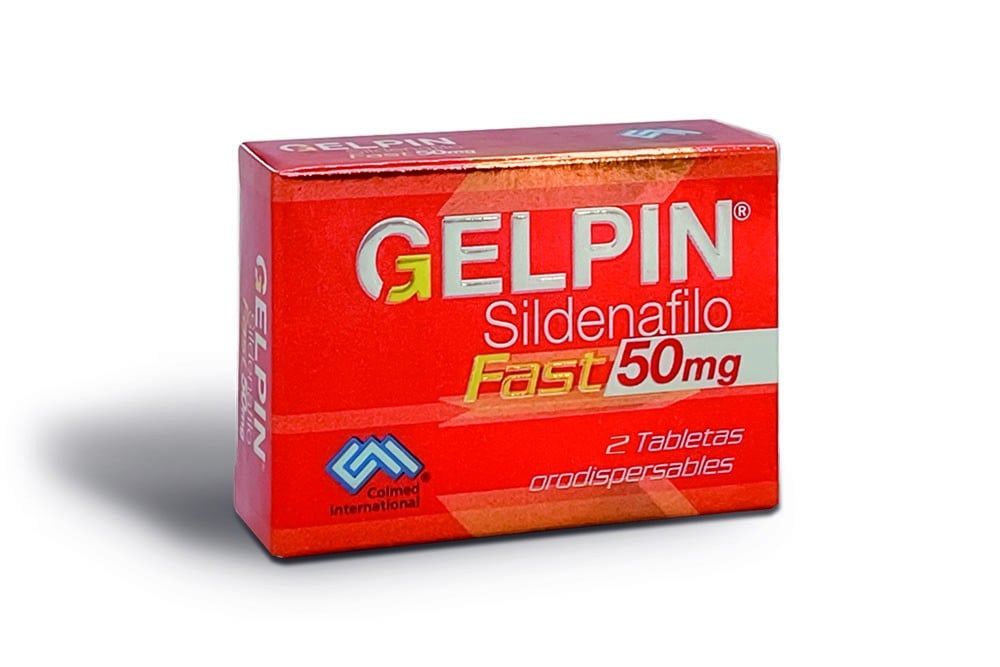 GELPIN FAST 50 MG 2 TABLETAS ORODISPENSABLES