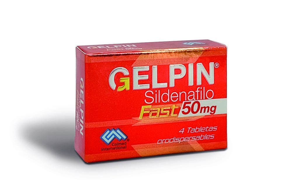 Gelpin Fast 50 mg 4 Tabletas orodispensables