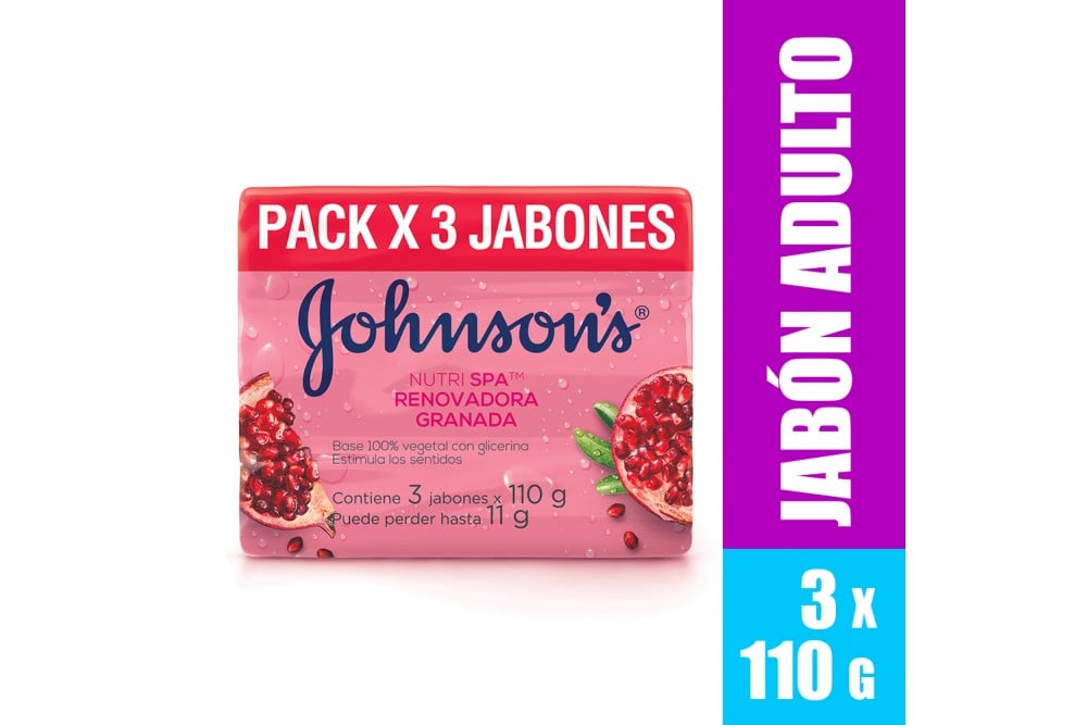 Oferta Jabón Johnson'S Nutri Spa 3 unds