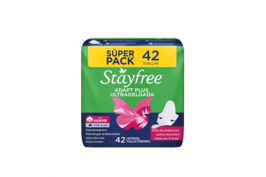 Oferta Toallas Higienicas Stayfree 42 Unds