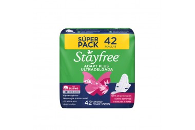 OFERTA TOALLAS HIGIENICAS STAYFREE 42 UNDS